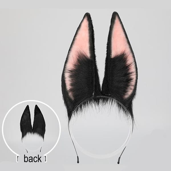 Fox Wolf Cat Dog Ears Hodebånd Hodebånd Halloween Kostymefest Hodeplagg KLB