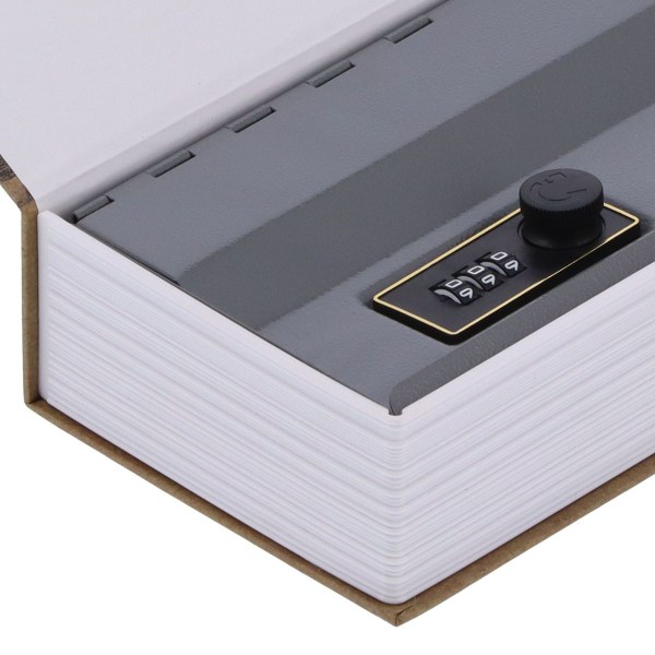 Mini Box Safe Box Simulaatiokirjan muotoinen rahasäilytyslaatikko KLB