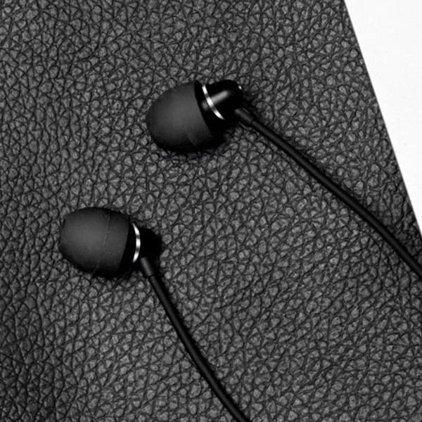 In-Ear-hovedtelefoner til øretelefoner, der er kompatible med iPhone 11, sort