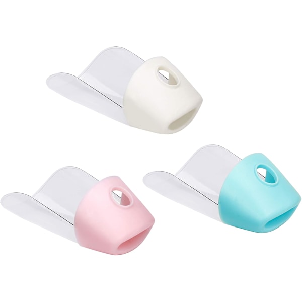 3 kranforlengere (hvit rosa blå)