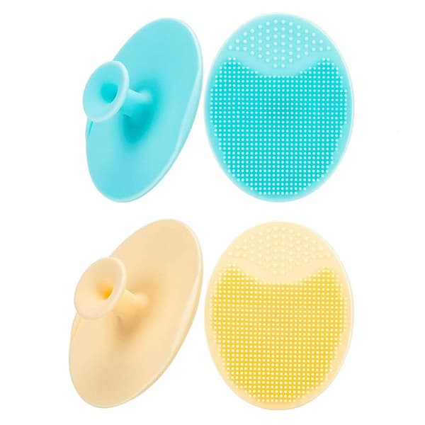 4-pack mjuk silikon ansiktsrengöringsborste