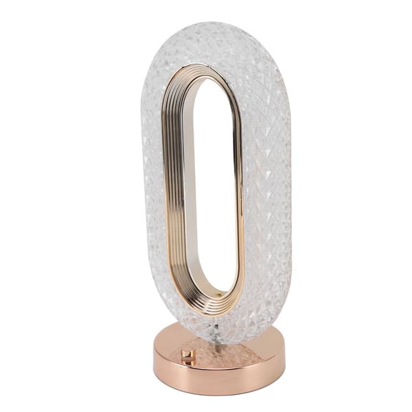 LED krystal sengelampe, luksus touch-kontakt, 2000mAh KLB
