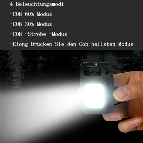 Væglampe 2 stk. batteri mini LED væglampe med bevægelsessensor