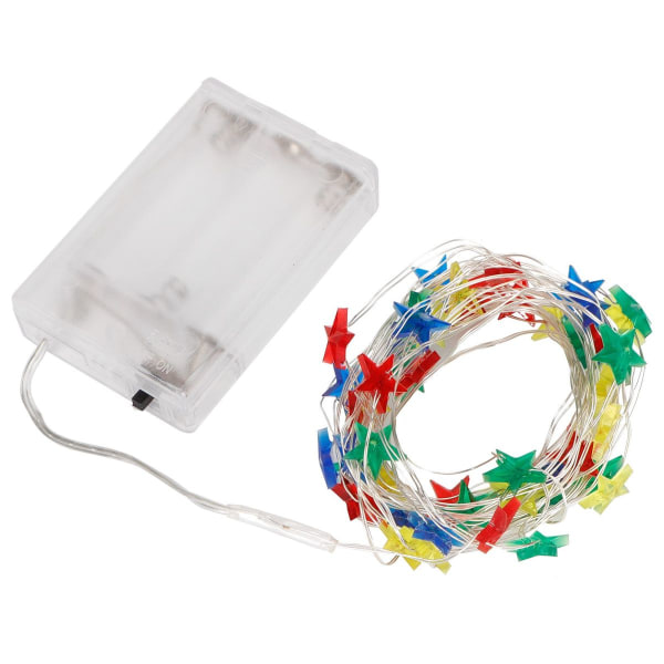 5m 50 LED femspissede stjernelys for jul KLB