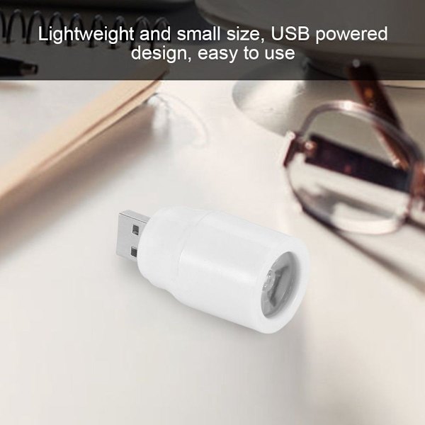 5V 1W langvarig plast mini USB LED-lampe for studie KLB