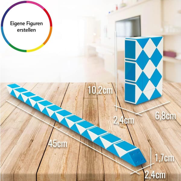 Cubixs Magic Snake - 24 palaa, keltainen B