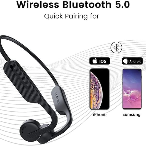 Air Open Ear Bone Conduction Hörlurar Trådlös Bluetooth 5.0