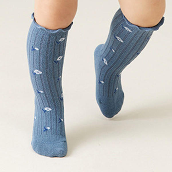 Par Babystrumpor Höst Små Blommiga Lösa Toppar 11-13cm KLB
