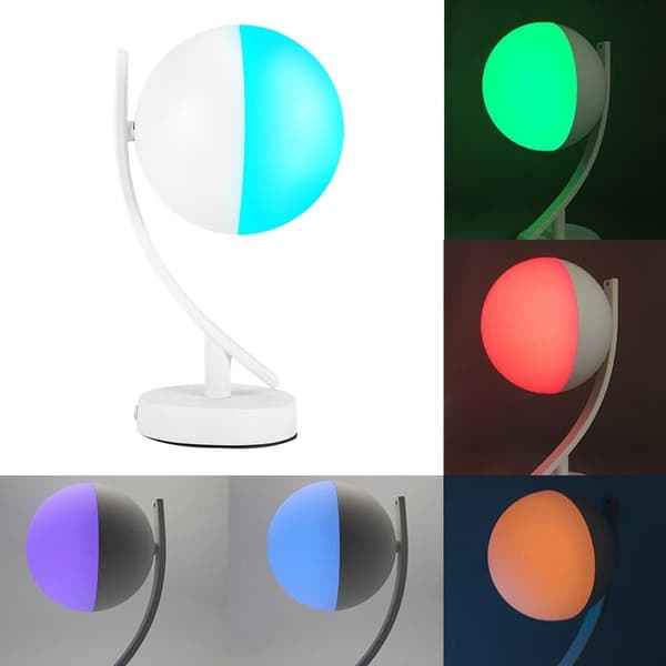 WiFi Smart RGBW LED-bordlampe, stemmestyring, 100-264VAC KLB
