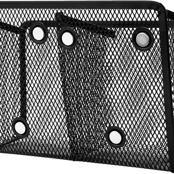 Magnetisk penneholder, 2 rum, mesh rustfrit stål, 2 rum KLB