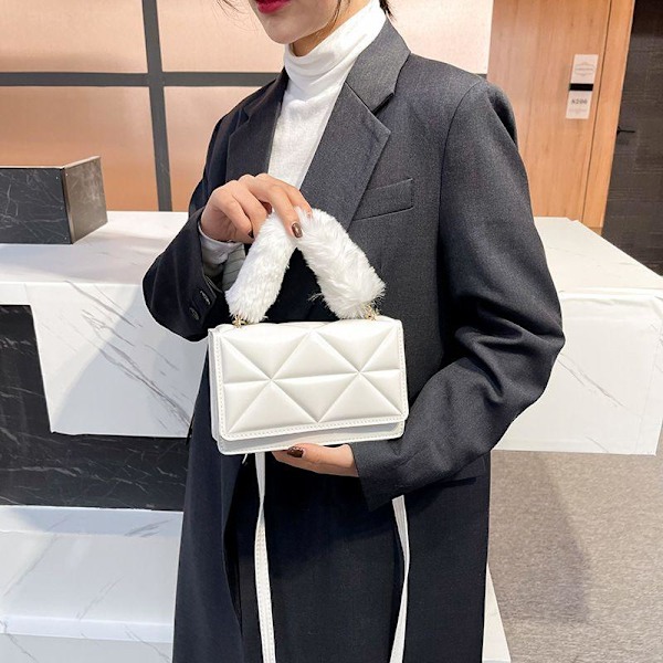 Messenger Bag Handväska Axelväska Liten Väska Diamantväska