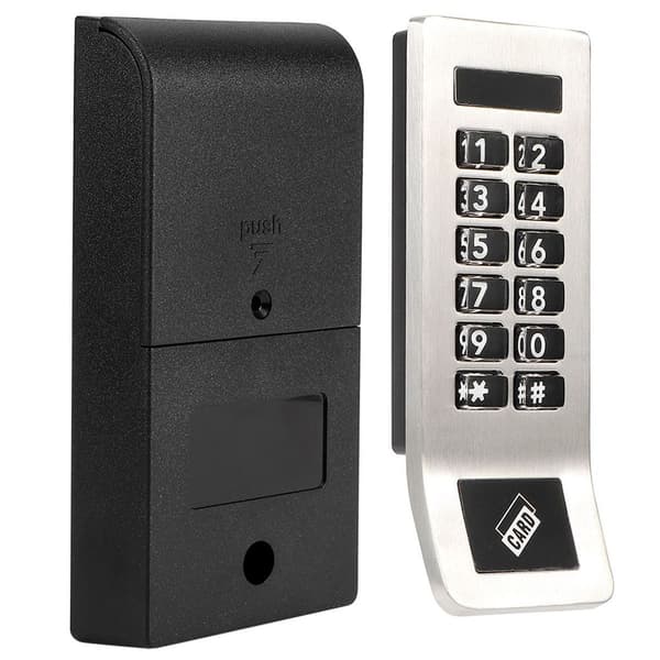 Elektroniskt kodlås hemmasäkerhetskort med digital knappsats KLB