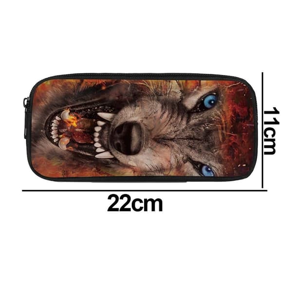 Blyantsæske til Piger Børn Canvas Pen Case Blød Form2 KLB