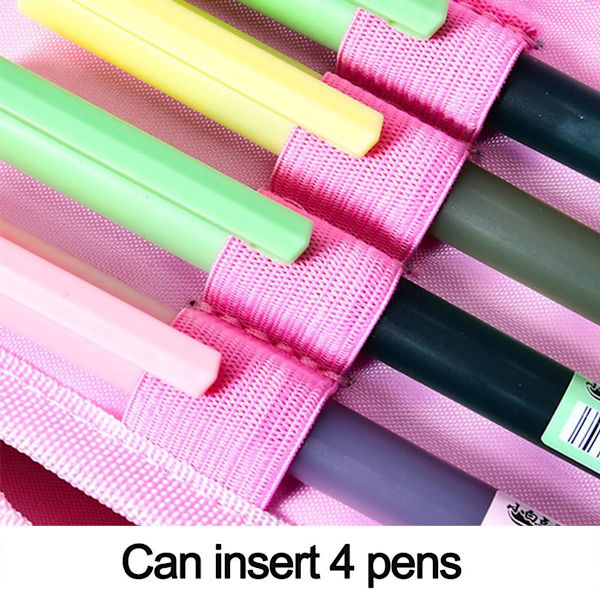 Studerende Stationery Pouch Bag Office Opbevaringsarrangør Mønt blå KLB