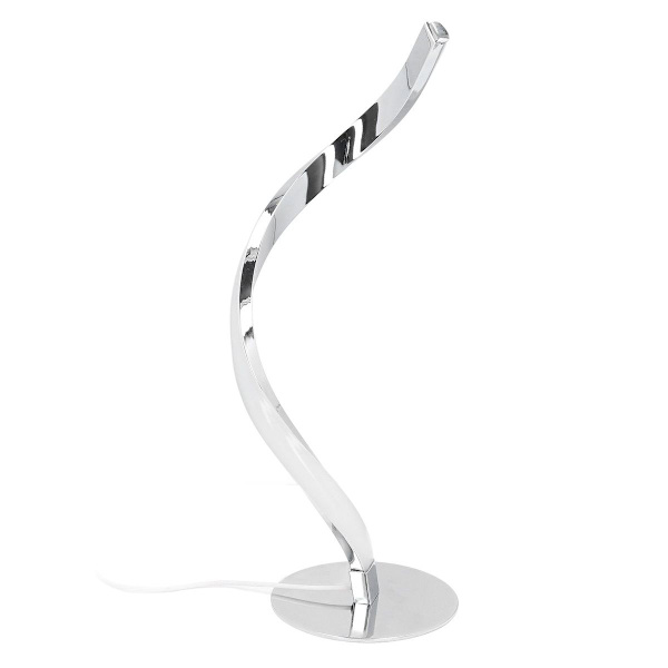 Böjd LED-spiralbordslampa, modern 3000K vitt ljus KLB