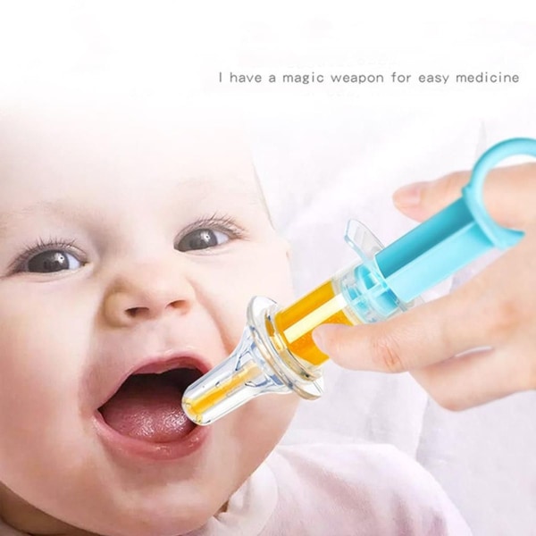 stk Baby Kind Smart Medicin Feeder Nadel Squeeze Medizin Dropper Nippel KLB