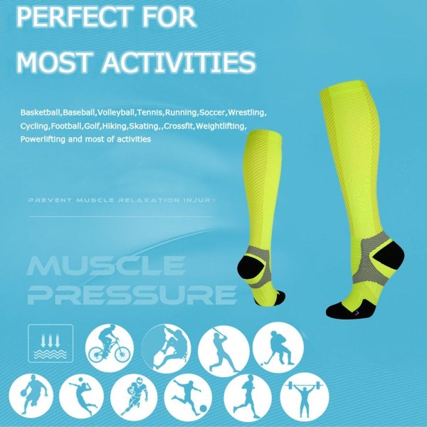 Utomhus löpning fitness sport muskel strumpor kan vara S/M KLB