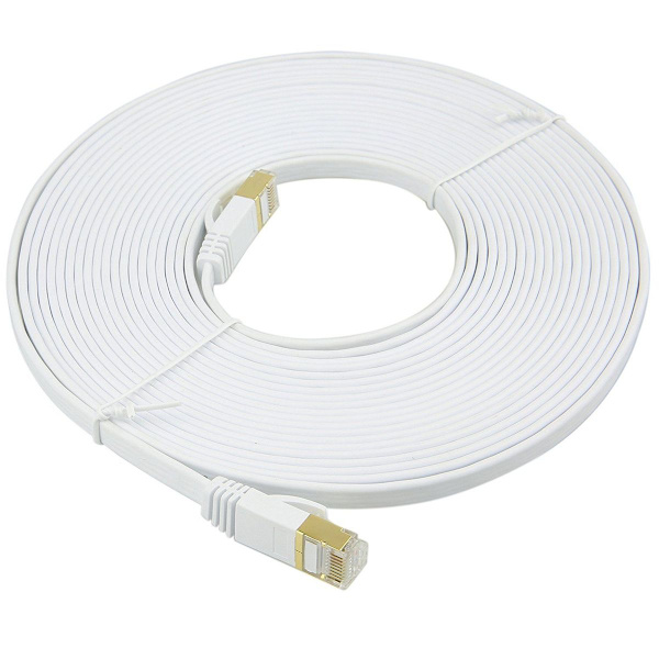 Cat6 Ethernet, Cat-6 fladt RJ45 computer internet LAN 5M