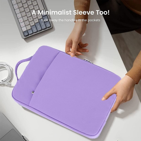 13" Laptop Sleeve Iskunkestävä kevyt case , violetti