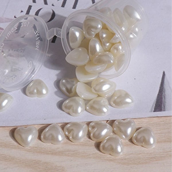 Perlepynt, perleblomst knapper brosje, bryllup DIY tilbehør KLB