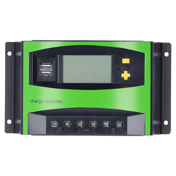40A 12V/24V solcelleladeregulator stort display KLB