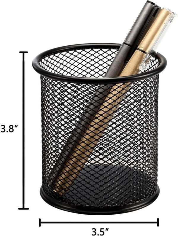 3 kpl] Kynäpidike - Työpöydän kynäpidike - Metalliverkko