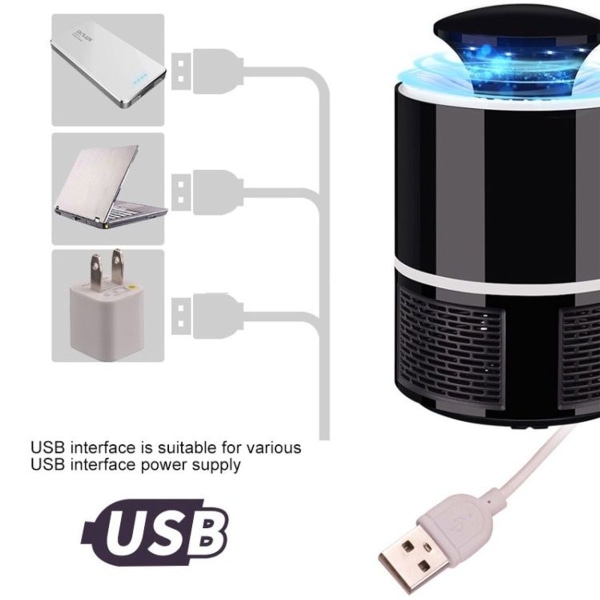 Husstands lydløs inhalation, fotokatalysator, fysisk USB myggedræber