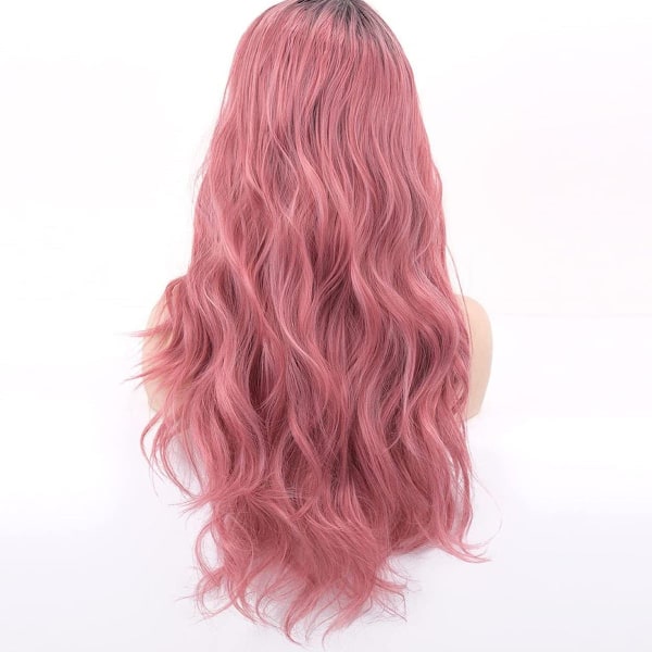 Brun damperuk med rosa gradient