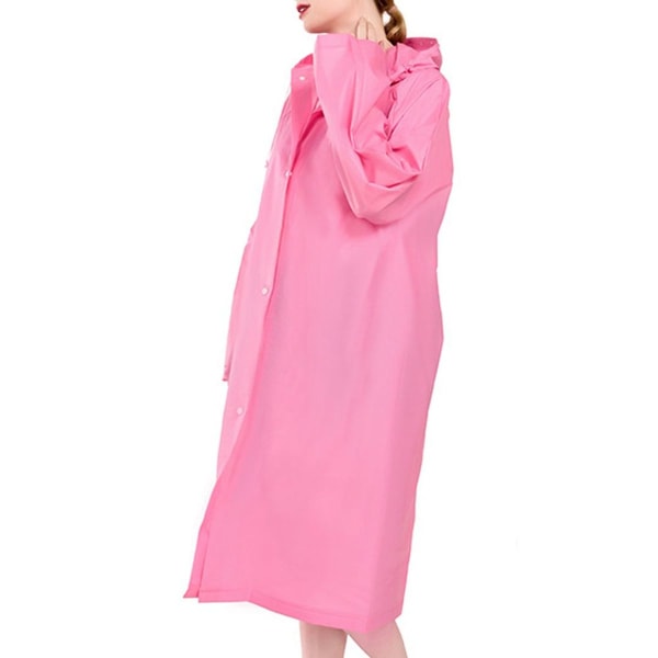 Voksen Genanvendelig EVA Pink regnfrakke KLB