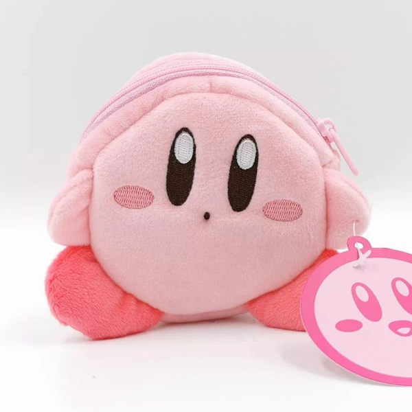 Kirby pung tegnebog møntpose plys figur fyldt legetøj koselegetøj 10 cm KLB