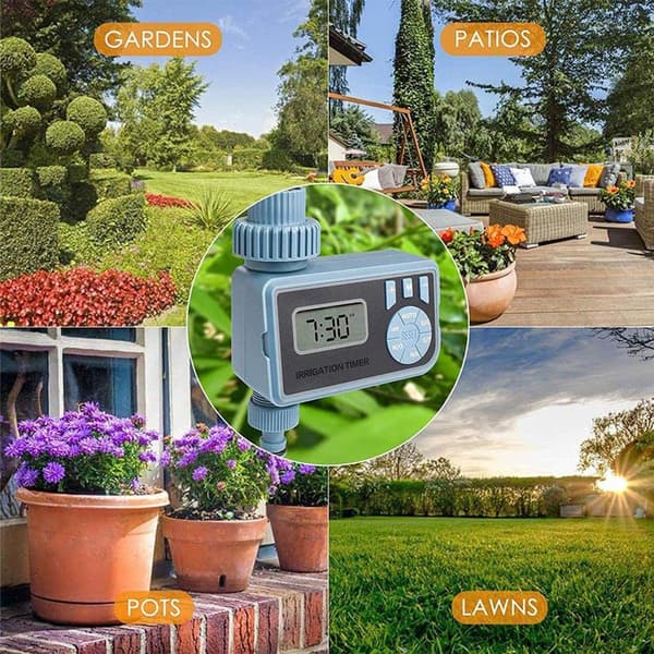 Sprinkler Timer Digital Vanningstimer Programmerbar Enkelt Uttak Automatisk