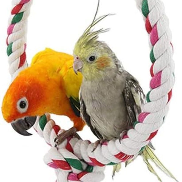 Parrot Swing Tau Leke Fuglebur Dekorasjon Fugl Parrot Ring KLB
