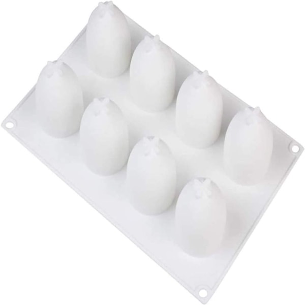 Hull Egg Silikonform Egg Mousseform Sjokoladeform Silikon Bakeform 3D
