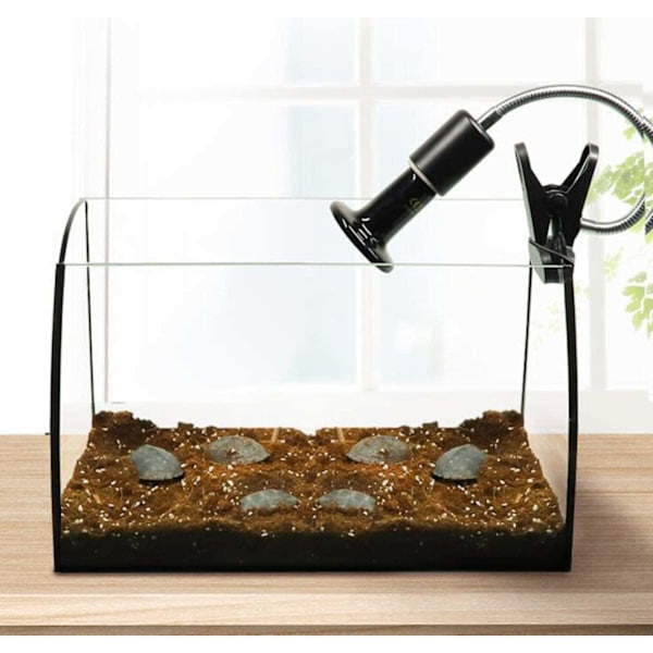 2 stk. E27 krybdyr varmelampe til krybdyr og padder, slanger, fugle, skildpadder (100W)