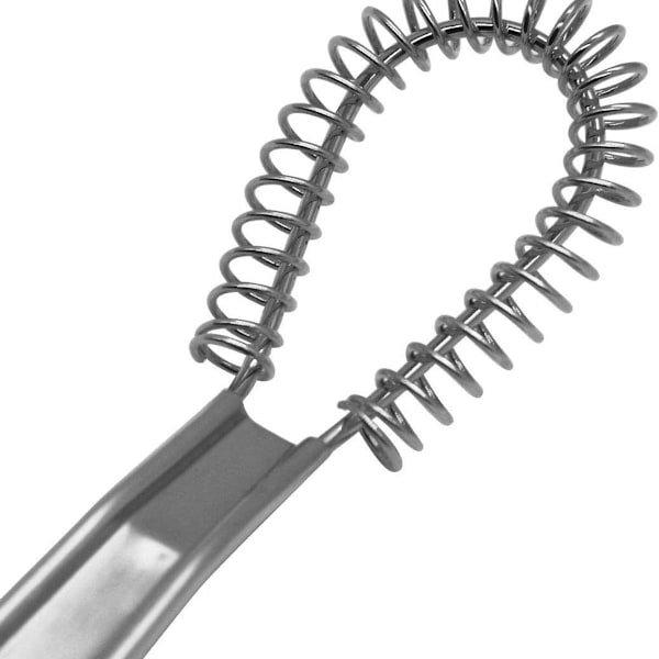 Spiralvisp i rustfritt stål, 20 cm, sølv KLB
