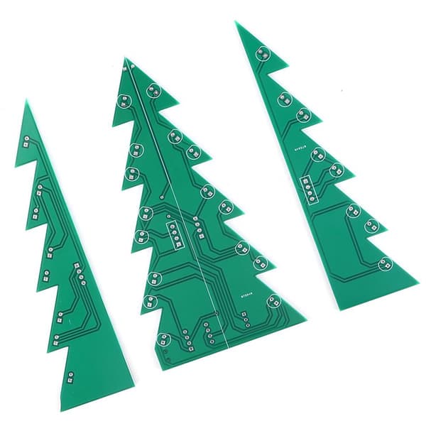 DIY PCB-modul juletre LED-sett KLB