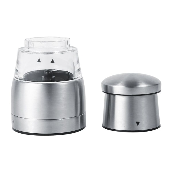 Manual stainless steel salt and pepper mill, spice grinder KLB