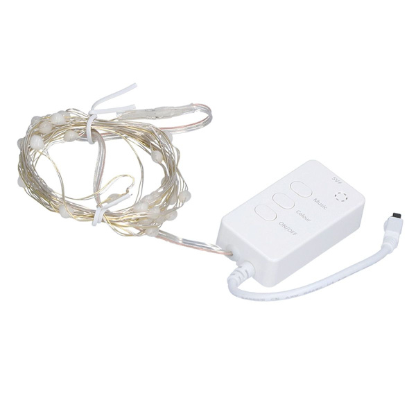 3m 30 LED-valosarja Bluetooth-kuparijouluvalot kaukosäätimellä KLB