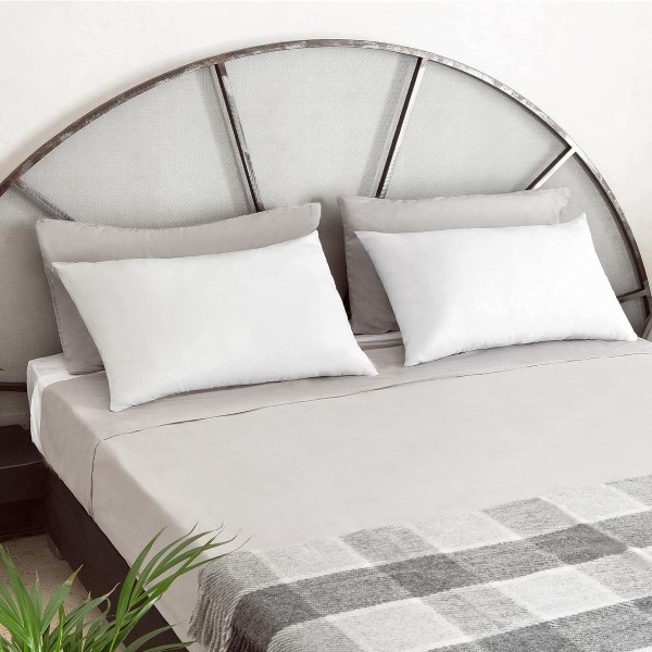 Kudde för säng Kudde 40 x 70 cm Set med 2 innerkuddar Allergivänlig