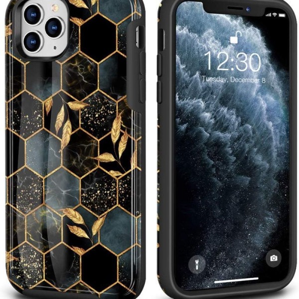 iPhone 11 Pro -kotelo, glitter-matkapuhelinkotelo, 360 asteen kotelo, bling-suojakuori