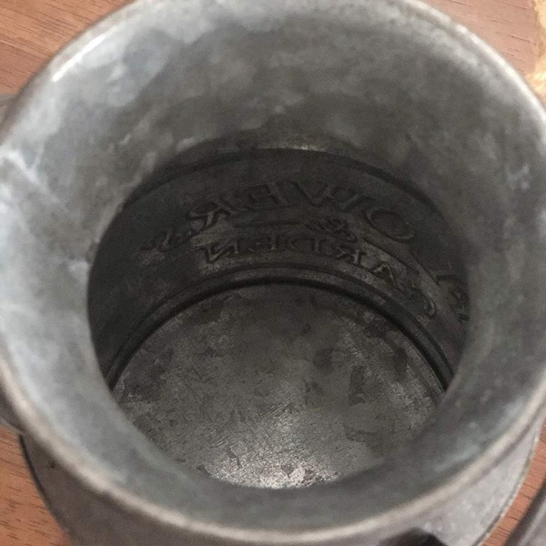 Vintage rustik antik dekorativ blomvas mjölkkanna