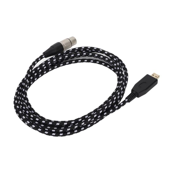 USB-mikrofonkabel, USB til XLR-hun, 3-bens kabel til KLB