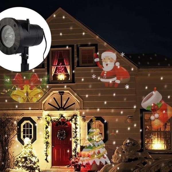 LED-projektorlampe med 12 effekter KLB