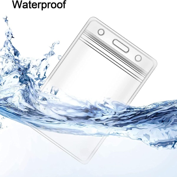 Vertikala ID-korthållare, vattentätt skydd