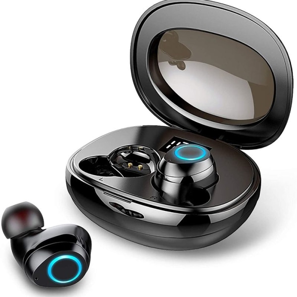 Trådlösa Bluetooth-sport-hörlurar med brusreducering i örat och