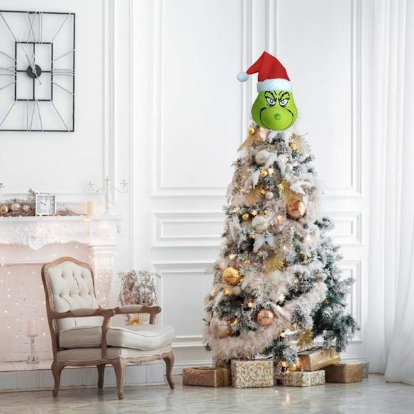 Juldekorationer, julgransprydnad och lurvig grön armdekoration KLB