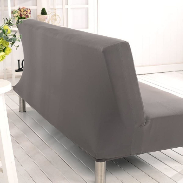Sædehyndeovertræk til sofa uden armlæn. Elastisk sofaovertræk til sovesofa