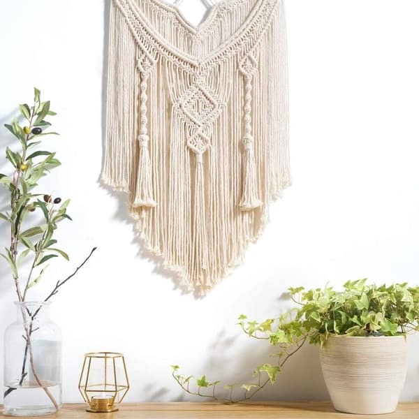 Macrame väggdekoration Chic drivvedstapet vävd väggdekor Indie rum KLB