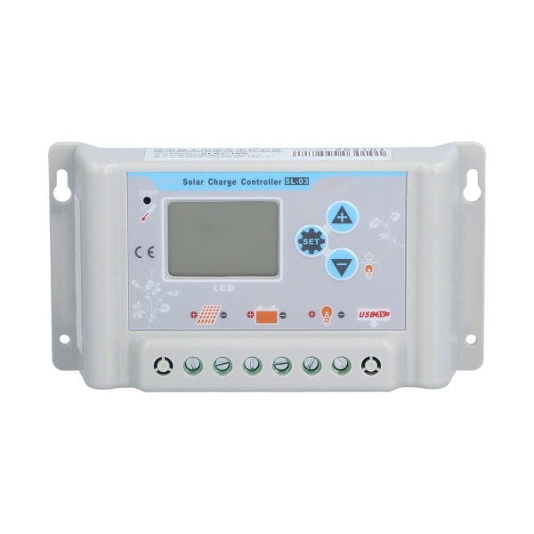 LCD-display för solcellsladdningsregulator solpanel KLB
