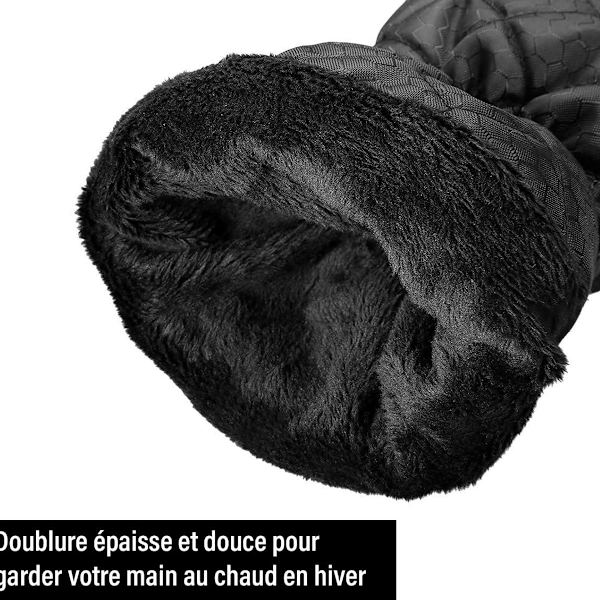 Robust isskraper med hanske - effektiv frostfjerner